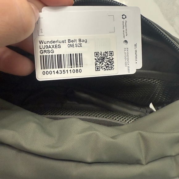 NWT Lululemon Wunderlust green belt bag - Picture 5 of 7
